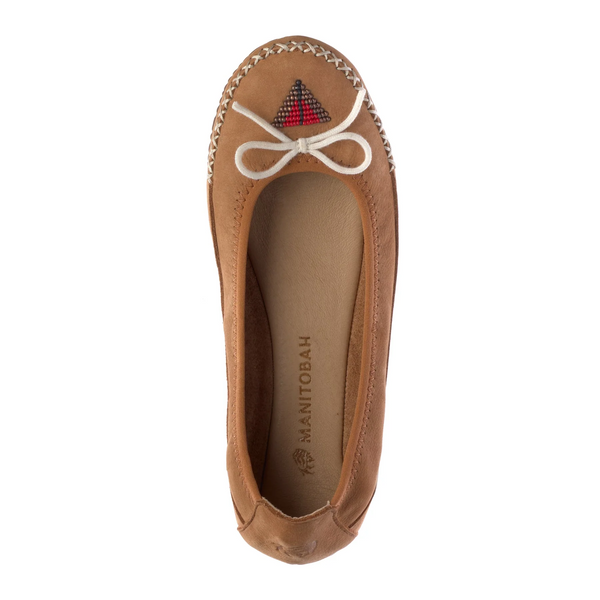 Women's Copper Rivet Butterfly Flats