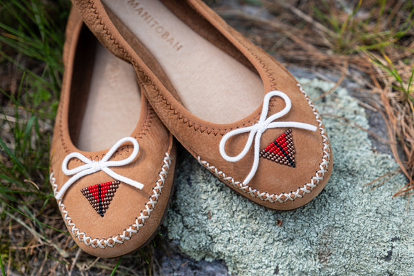 Women's Copper Rivet Butterfly Flats